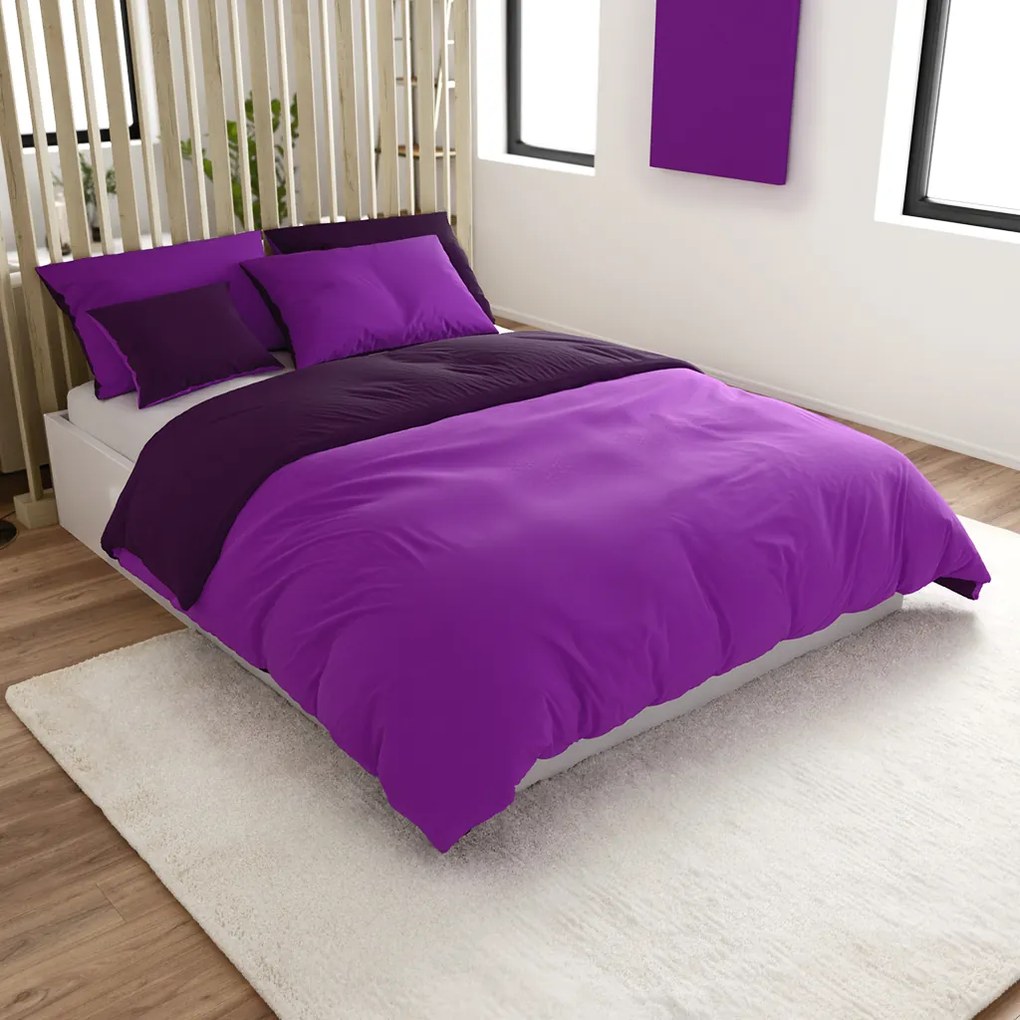 Bavlnené obliečky VIOLETTA fialové Rozmer obliečky: 70 x 90 cm | 140 x 200 cm