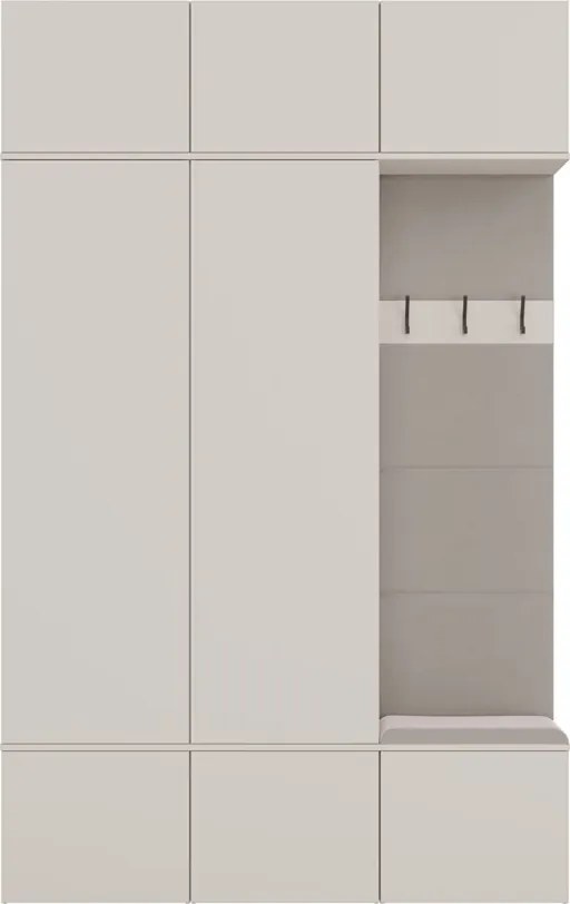 Předsíňová stěna Haga I 150 cm kašmír