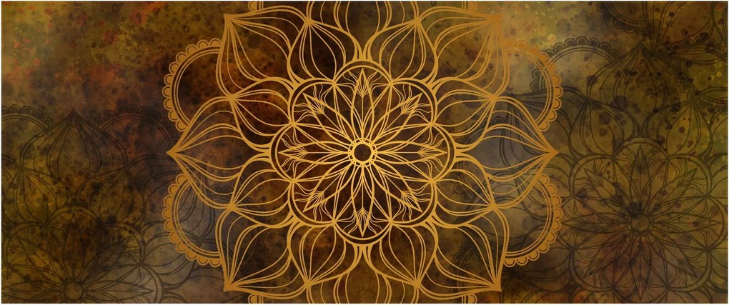 Obraz - Mandala radosti (120x50 cm)