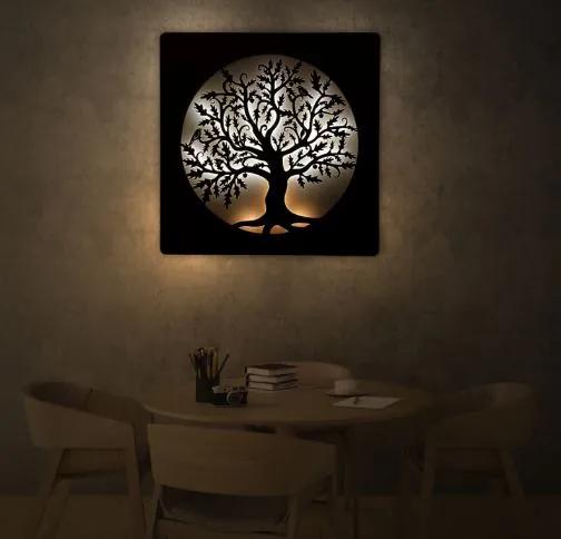 Svietiaci obraz na stenu Strom v kruhu