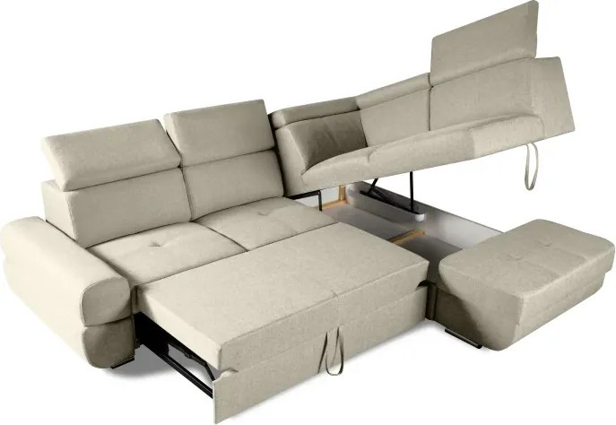 Sedacia súprava Logan, pravá, béžová (malmo 05)