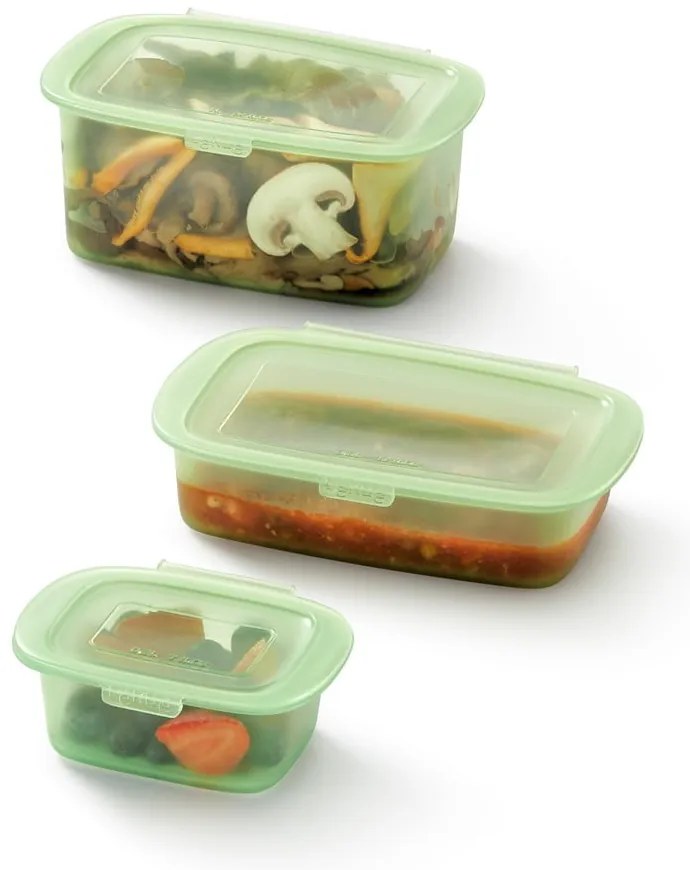 Potravinové škatuľky v súprave 3 ks – Lékué