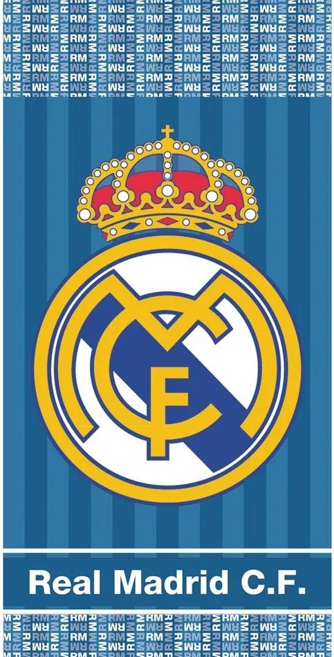 TipTrade Osuška Real Madrid Blue Stripes, 70 x 140 cm