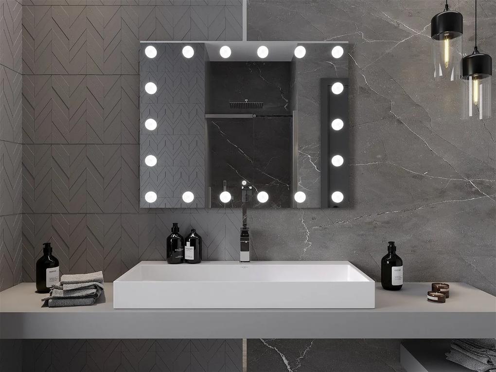Mexen Dona, LED kúpeľňové zrkadlo s podsvietením 100 x 80 cm, 6000K, ochrana proti zahmlievaniu, 9818-100-080-611-00