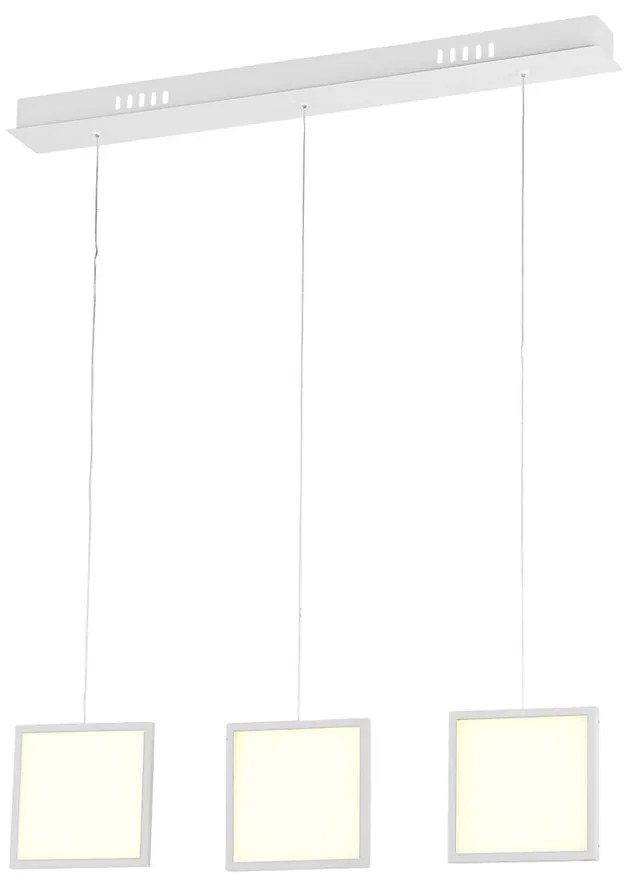 Závesné LED svietidlo Dixon, 3x LED 21w, 4000k, ch