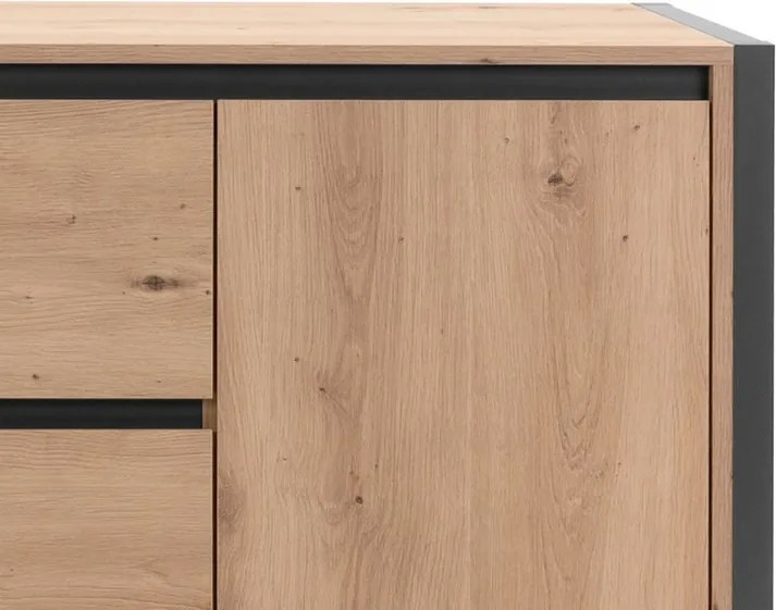 Komoda so zásuvkami Denver, dub artisan/antracit