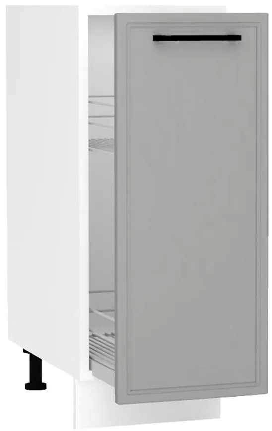 Kuchynské skrinka Emily D30 Cargo + kôš Dast Grey
