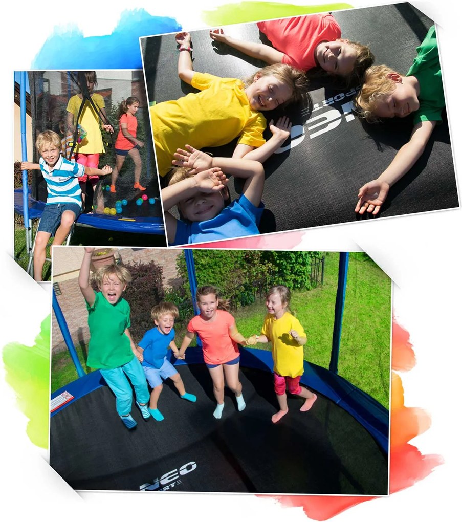 Detská záhradná trampolína 8ft/252cm Neo-Sport NS-08C201