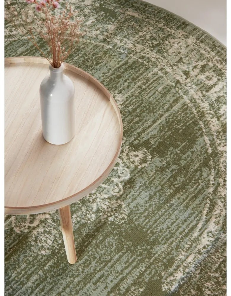 Zelený okrúhly koberec ø 120 cm Gloria Lydia – Hanse Home
