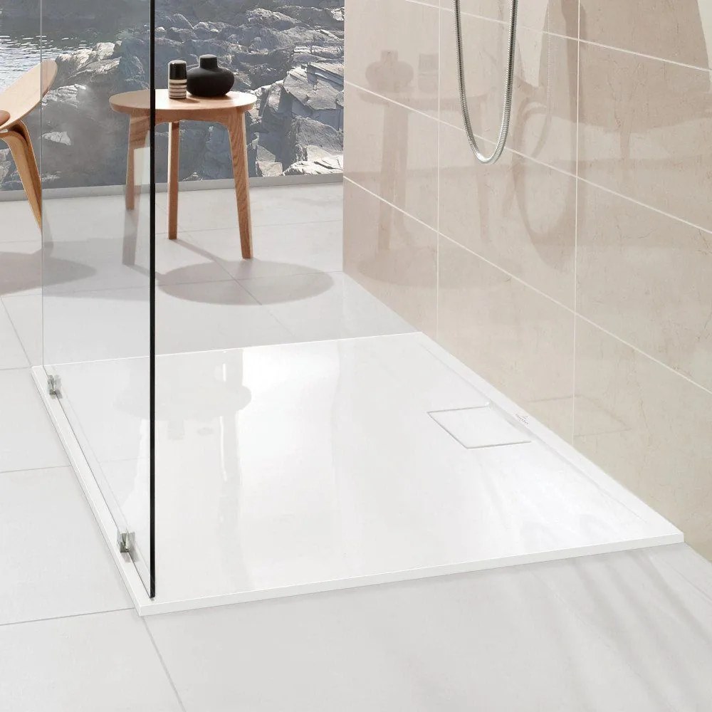 VILLEROY &amp; BOCH Architectura MetalRim obdĺžniková sprchová vanička akrylátová, štandardný model, protišmyk VilboGrip (C), 1200 x 800 x 48 mm, biela alpská, UDA1280ARA248GV-01