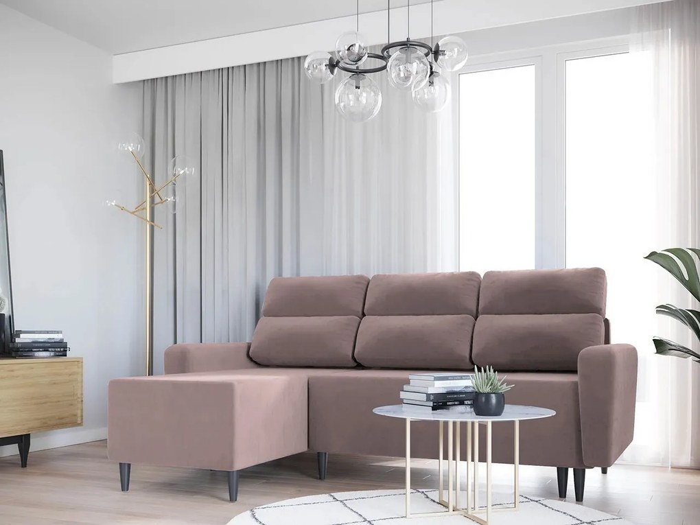 Rohová sedačka Folkeri, Dostupné poťahy: Manila 02, Strana: pravá