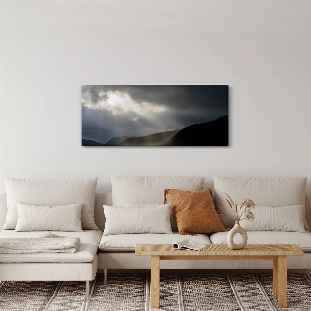 Obraz blížiacej sa búrky (120x50 cm)