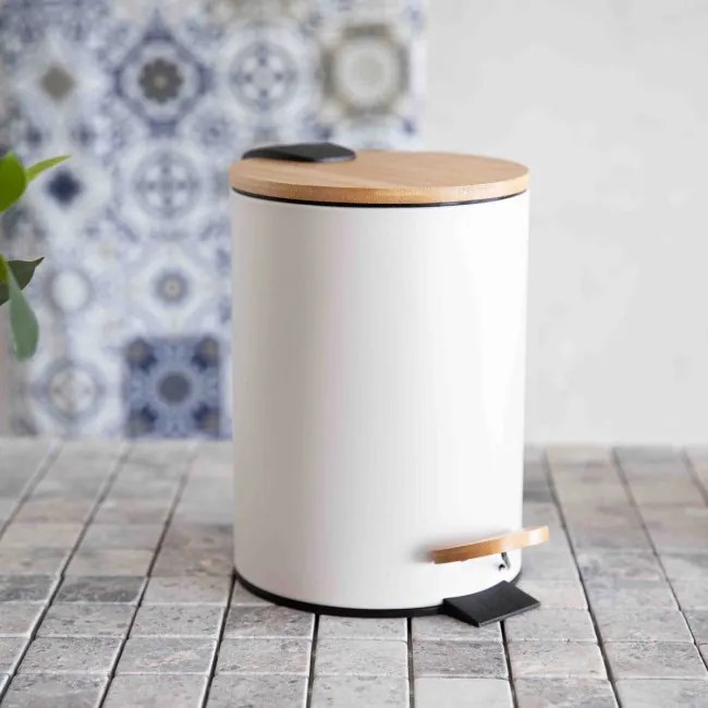 Odpadkový kôš MARIS biely 877952 3L