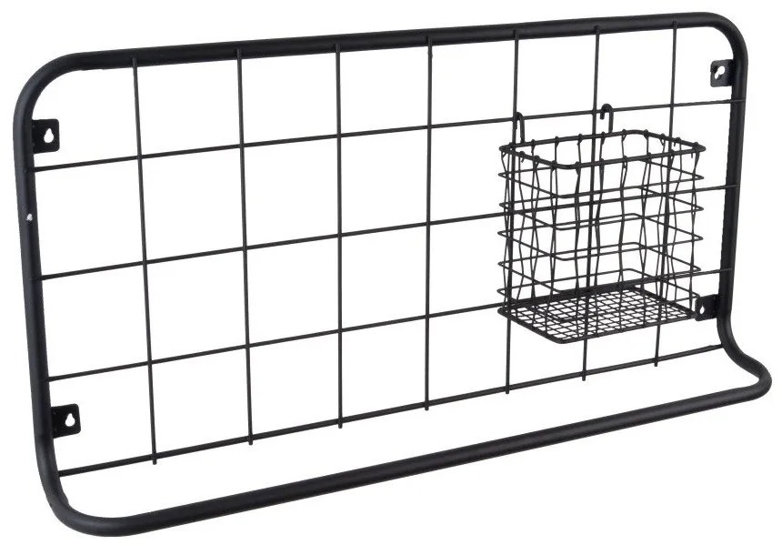 Nástenný organizér v čiernej farbe PT LIVING Open Grid