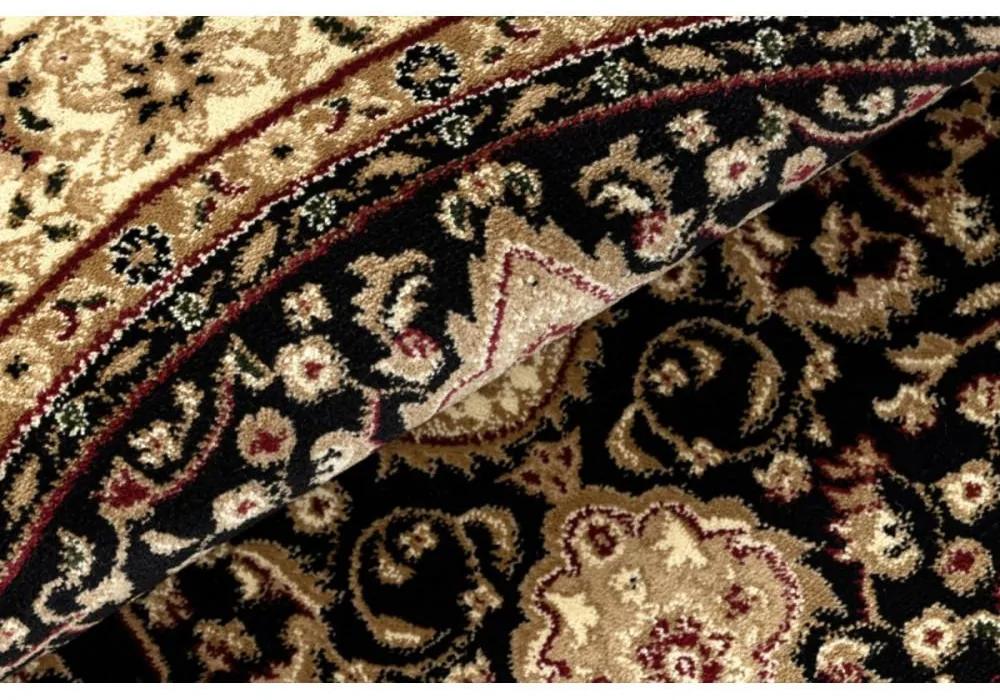 Kusový koberec Agas čierny kruh 150cm
