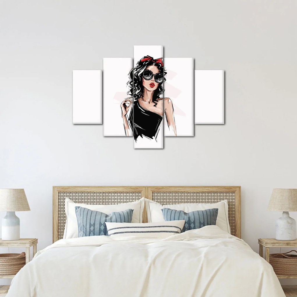 Obraz - Fashion woman (150x105 cm)