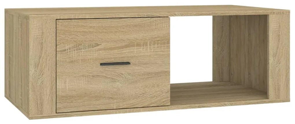 vidaXL Konferenčný stolík dub sonoma 100x50,5x35 cm spracované drevo