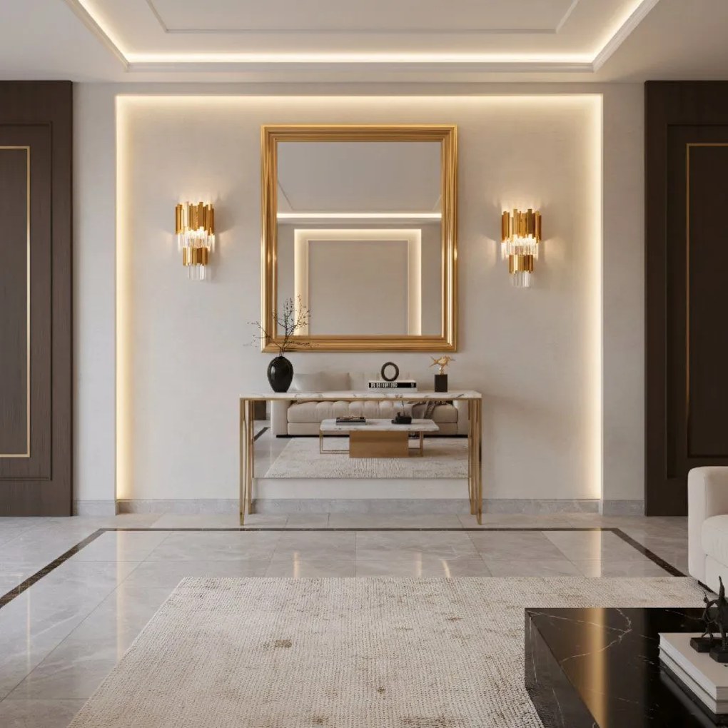 Toolight Toolight, nástenné svietidlo 2xE14, 312356, zlatá, OSW-04413