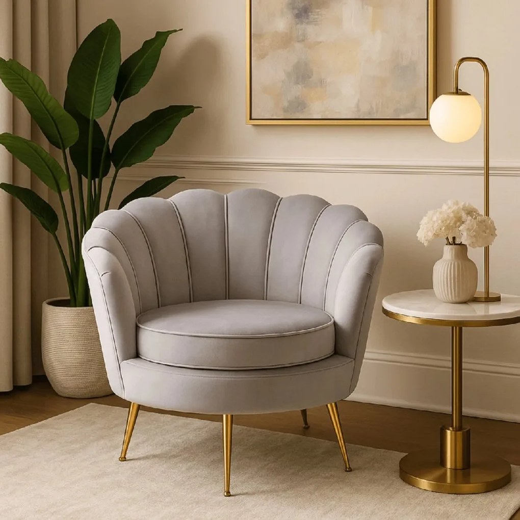 PROXIMA.store - Glamour kreslo ANGEL FARBA: čierna