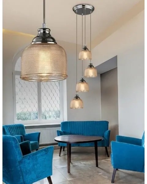 Azzardo AZ2109 - Luster na lanku MORA 1xE27/60W/230V