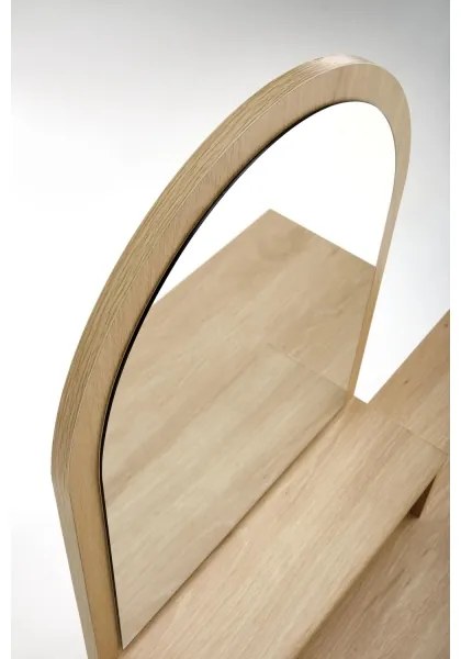 Toaletný stolík CARMEN 136x104 cm béžová/čierna