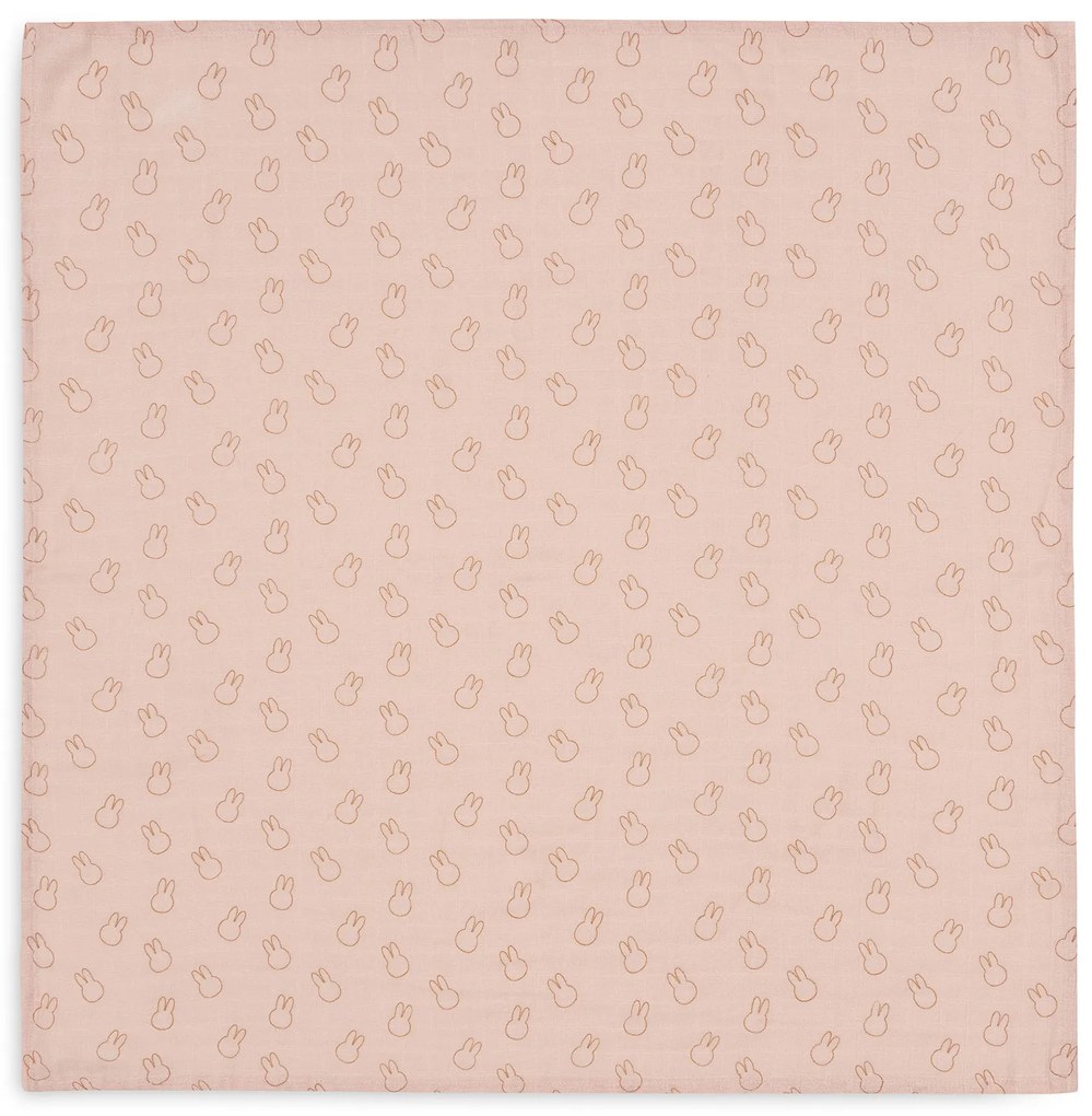 Plienky 3 ks 70x70 cm Miffy Silhouettes Wild Rose