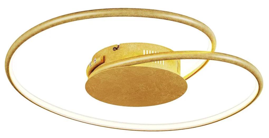 Lindby Joline stropné LED svietidlo, zlaté, 45 cm