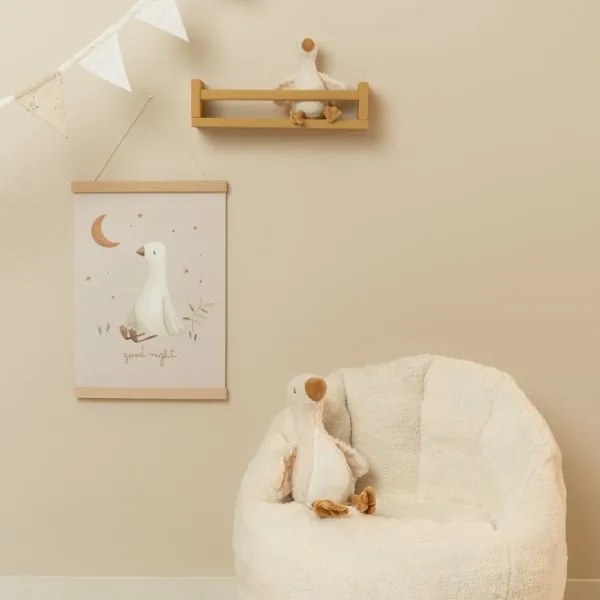 Kreslo detské plyšové Soft White