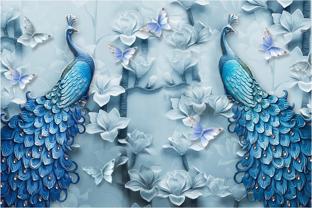 Obraz pávov (90x60 cm)