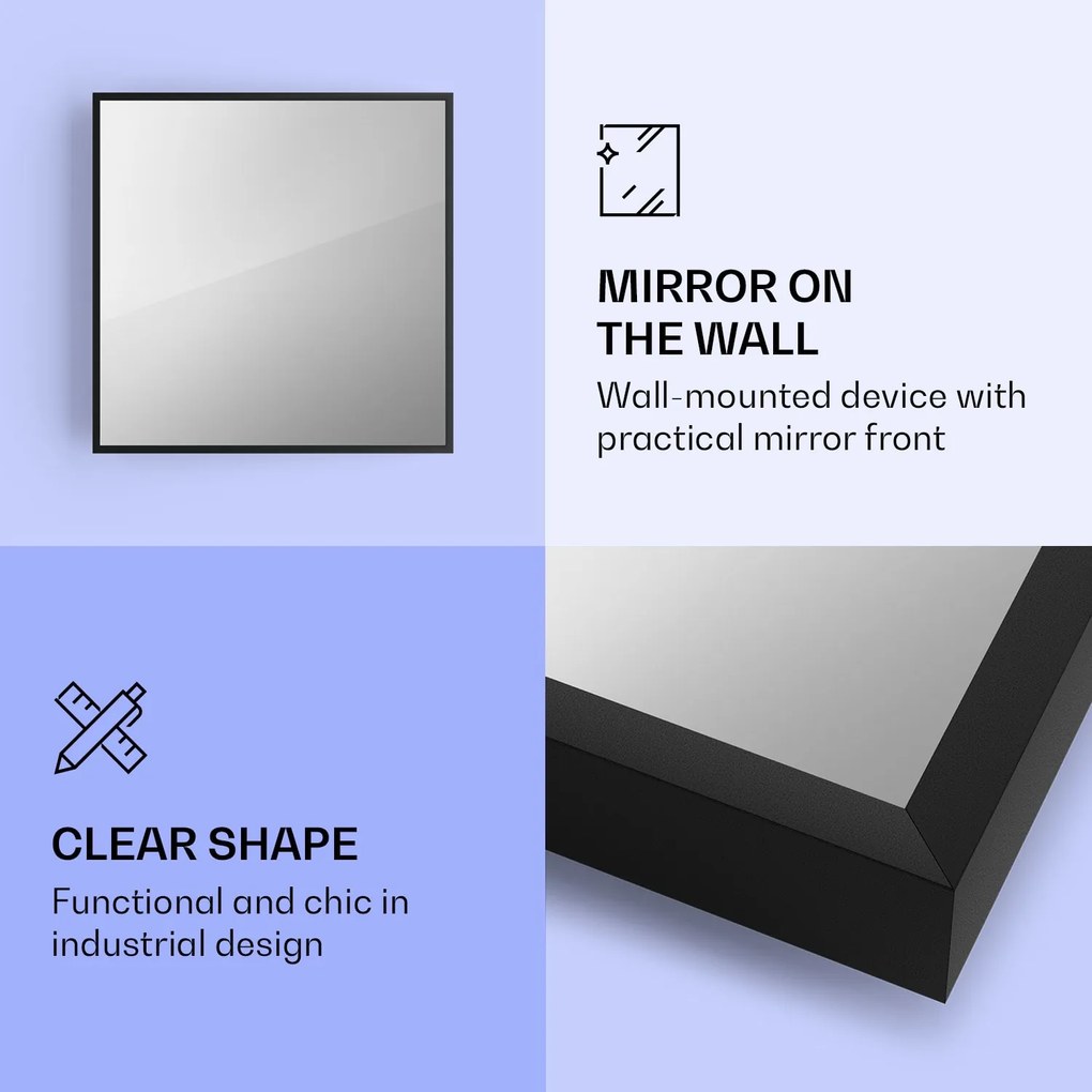 Klarstein La Palma 500 smart, infračervený ohrievač 2 v 1, 60 x 60 cm, 500 W, zrkadlová predná časť