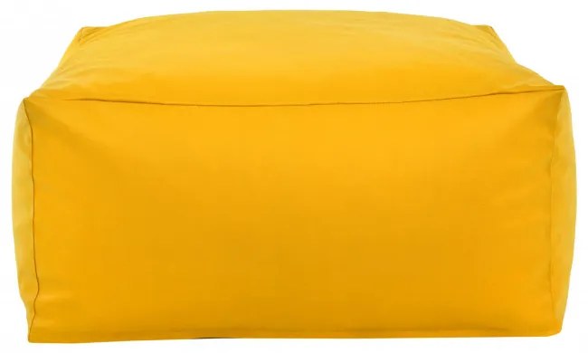 Taburetka žltá kocka ekokoža