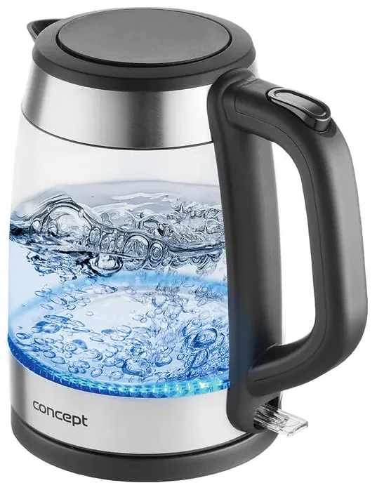 Rýchlovarná kanvica sklenená SILVER 1,7 l