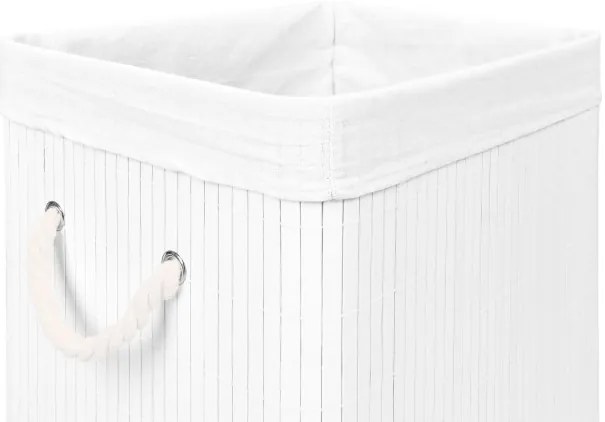 Kôš na bielizeň SOREN biely