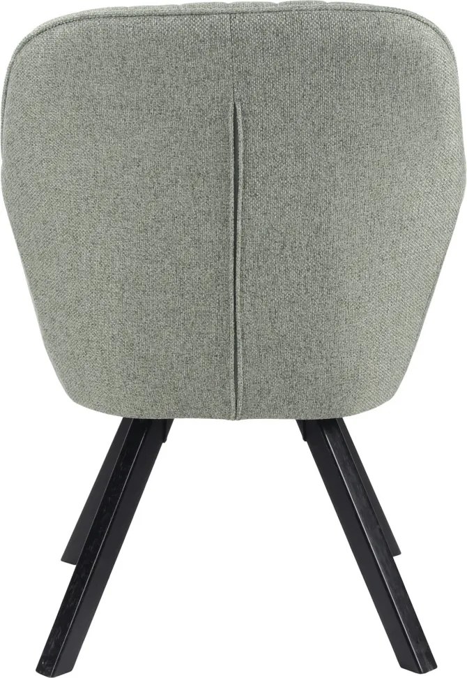 Jedálenská stolička Chrissy, svetlo zelená tkanina