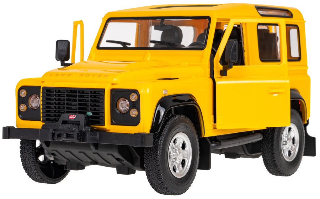 Autíčko R/C Land Rover Defender 1:14 RASTAR - žlté