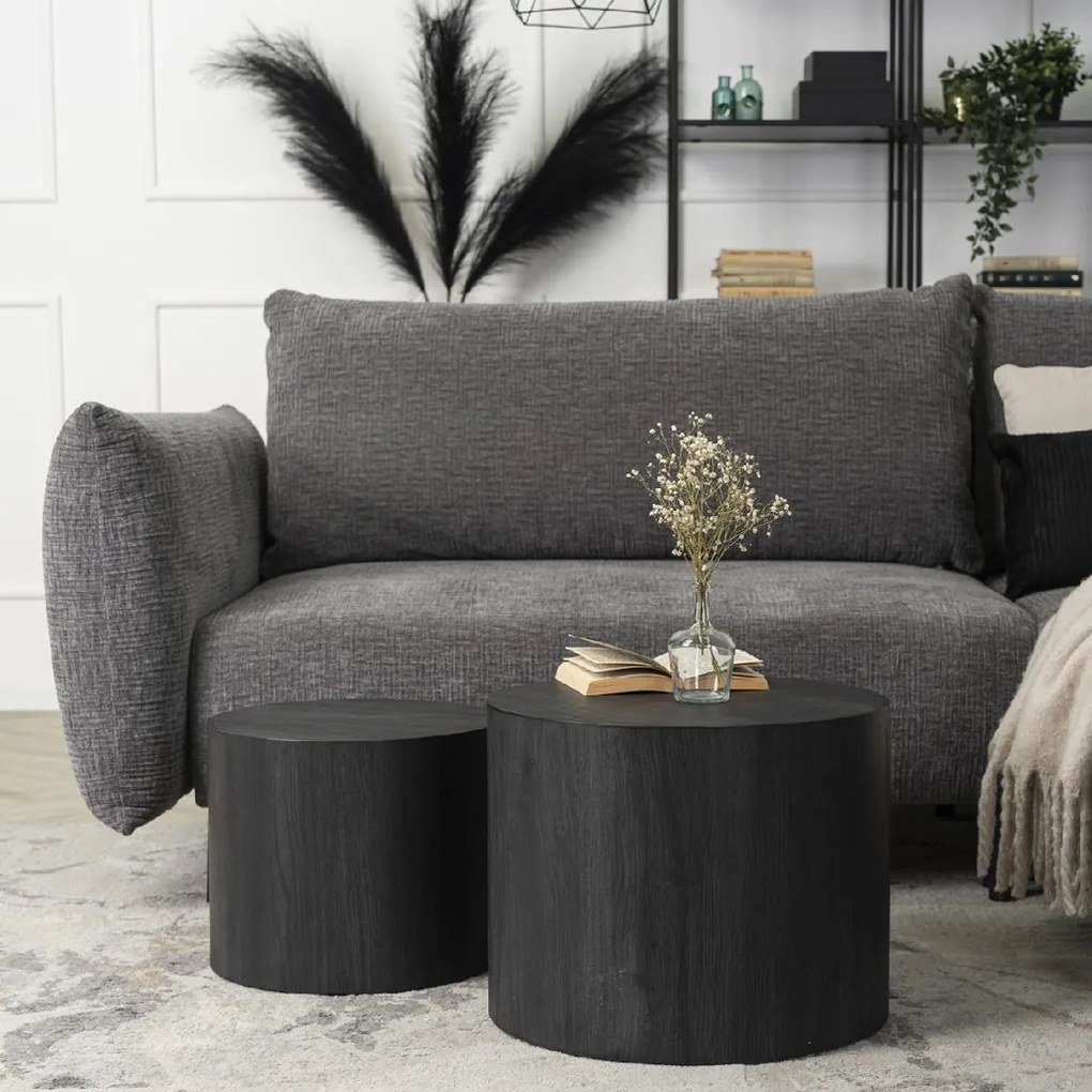 PROXIMA.store - Moderná zostava stolíkov LEILA FARBA: orech