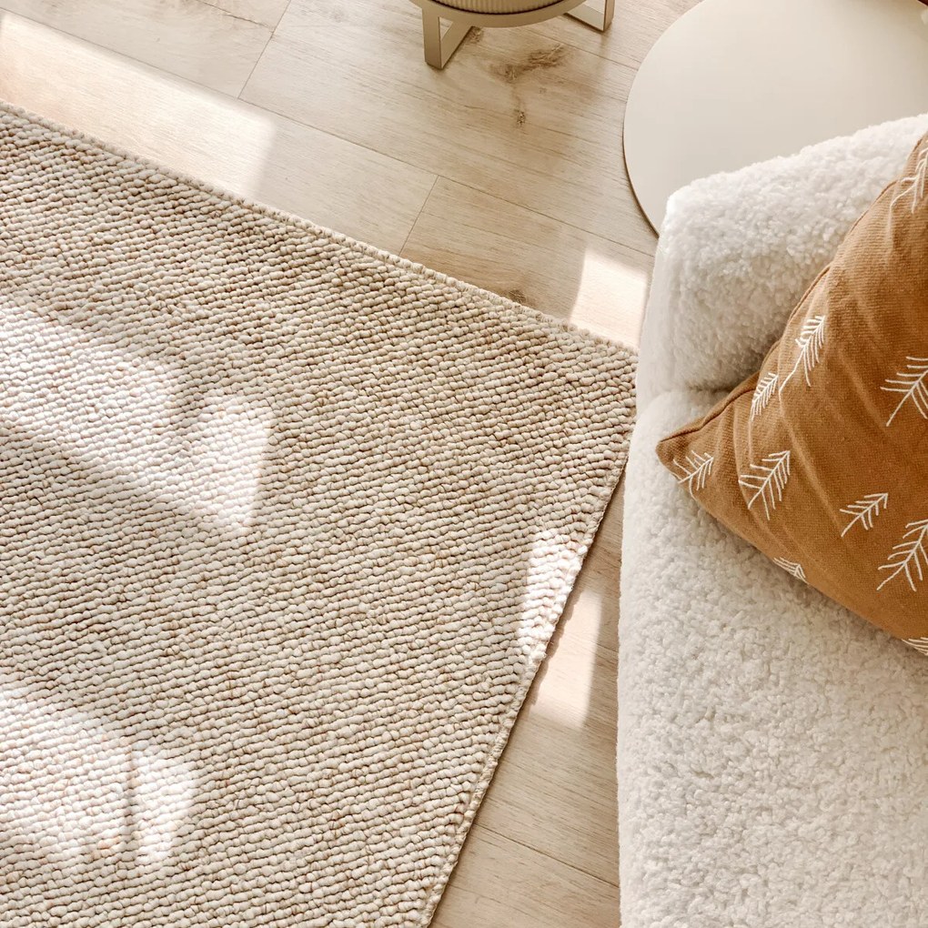 Kusový koberec Wolly Ultra 106228 Cream z kolekcie Elle, 160x230, biela, obývacia izba, ELLE Decoration