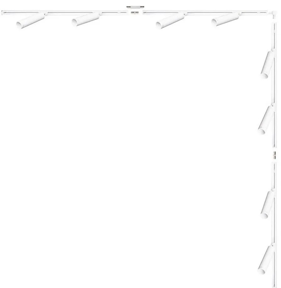 Zuma Line 3589 - Bodové svietidlo v lištovom systéme LULU 8xGU10/35W/230V biela