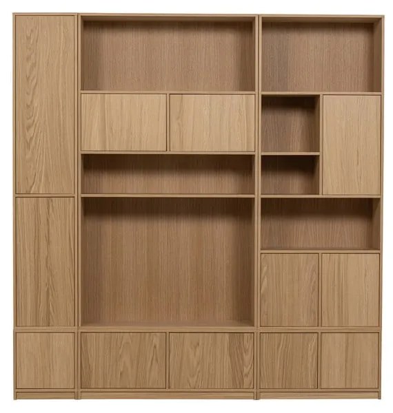 Modulárna skrinka v dekore duba v prírodnej farbe 40x199 cm Modulair – vtwonen