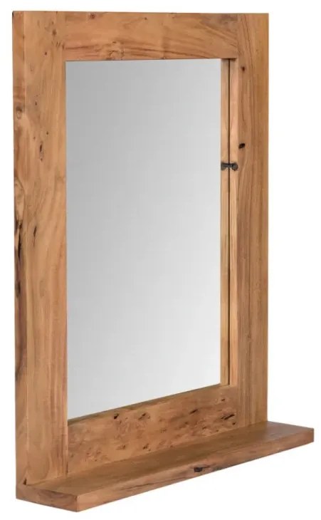 furniture-nabytek.cz - Masivní koupelnová sestava Auckland z akáciového dřeva, lakovaná, hnědá