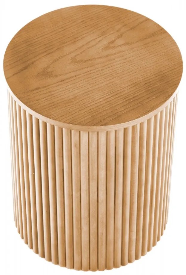 Odkladací stolík WOODY 40 cm dub evoke
