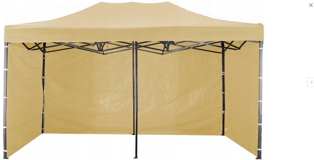 Ekspand Nožnicový stan ŠTANDARD 3x6 m BÉŽOVÝ