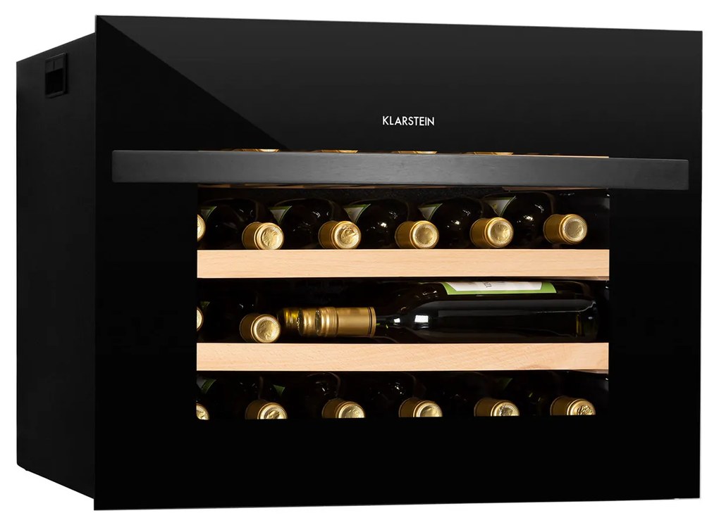 Klarstein Vinsider 24 Built-In Uno, vinotéka, 24 fliaš, energet. trieda G, 1 zóna