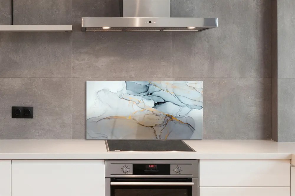 Sklenený obklad do kuchyne Kameň abstrakcie škvrny 140x70 cm