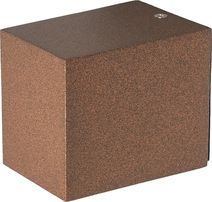 Inteligentná nástenná lampa hrdzavohnedá IP44 vrátane Wifi GU10 - Baleno