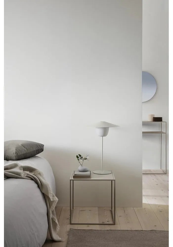 Svetlosivá porcelánová váza (výška 13 cm) Nona – Blomus