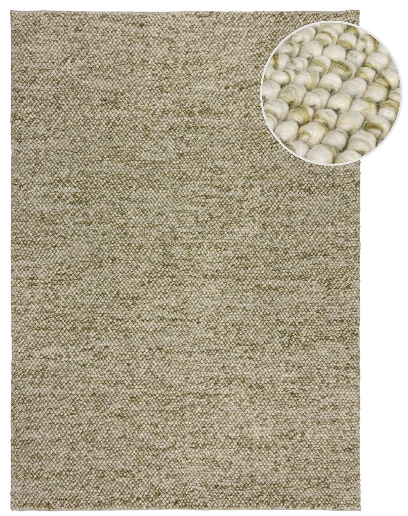 Flair Rugs, Ručne tkaný kusový koberec Minerals Green, 160x230, zelená, chodba / predsieň