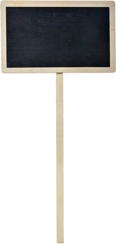 Drevený zápich popisovač rastlín s tabuľkou - 16*1*35 cm