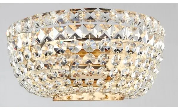 Maytoni DIA100-WL-02-G - Nástenné svietidlo BASFOR 2xE14/60W/230V zlatá