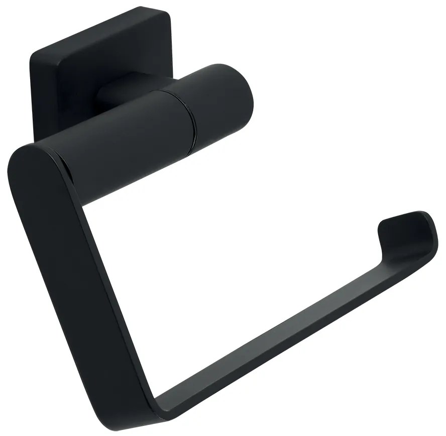 Novaservis - Záves toaletného papiera GRETA, čierna matná, AGR33BL